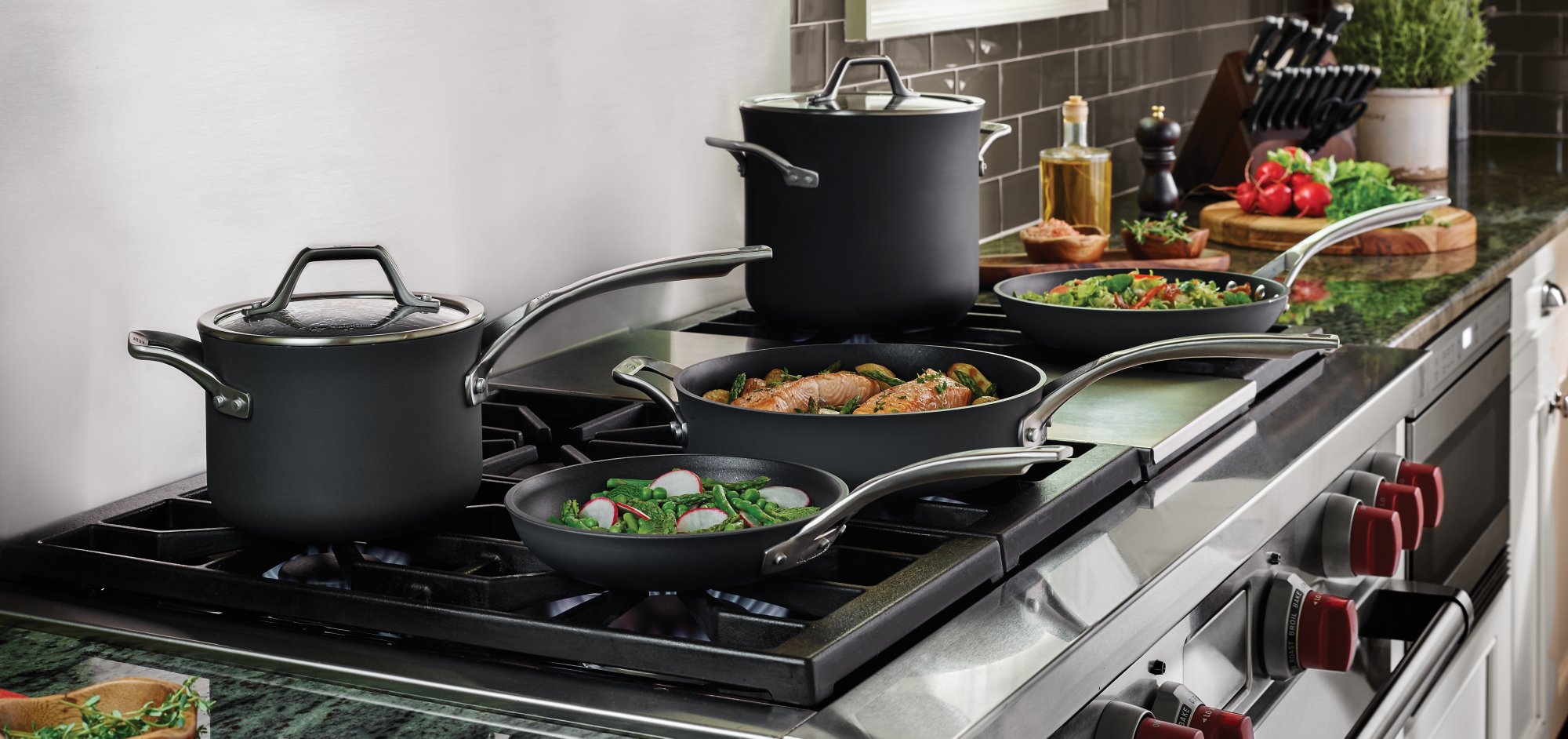 Calphalon Signature™ Nonstick 8pc. Cookware Set CalphalonUSAStore