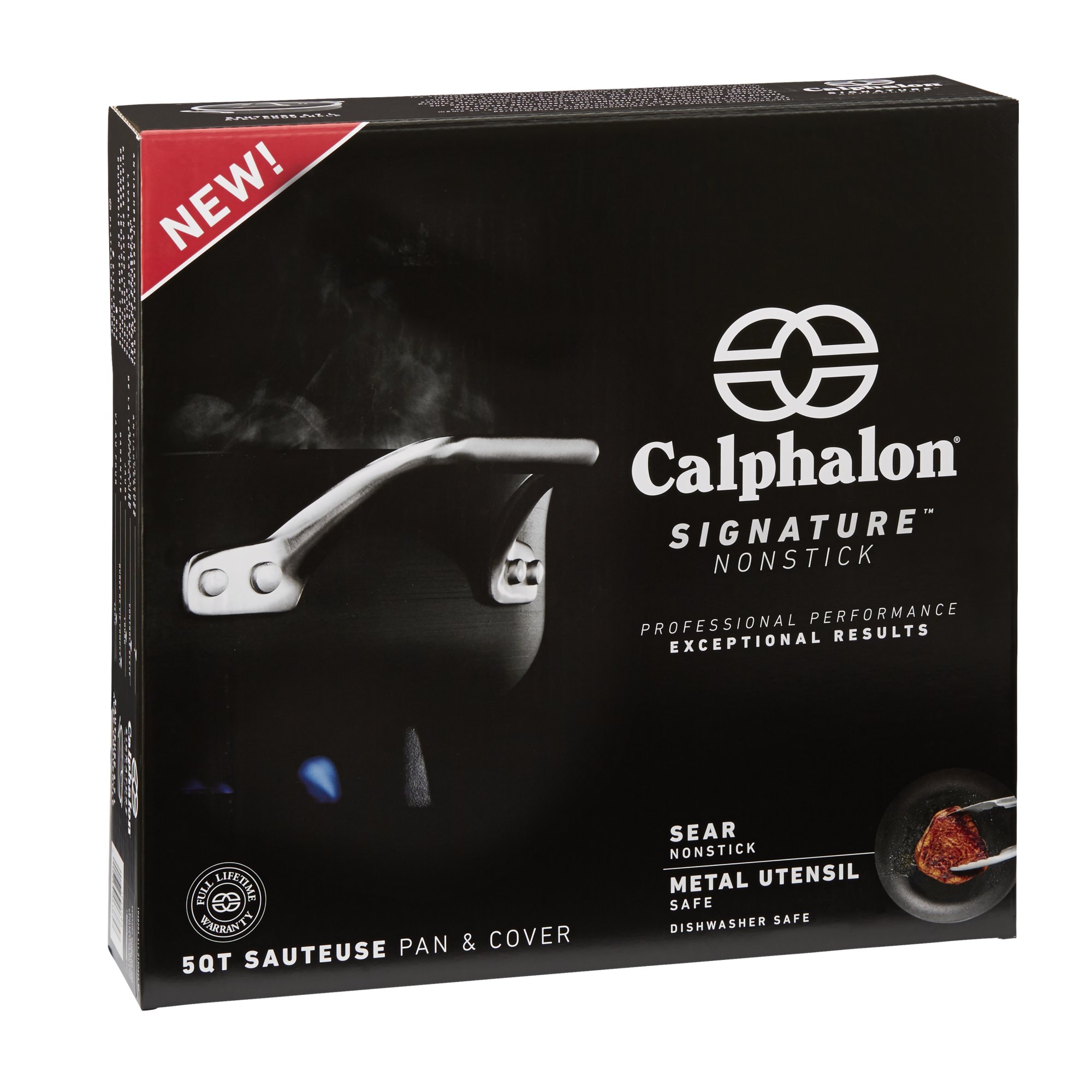 Calphalon Signature™ Nonstick 5qt. Sauteuse Pan with Cover