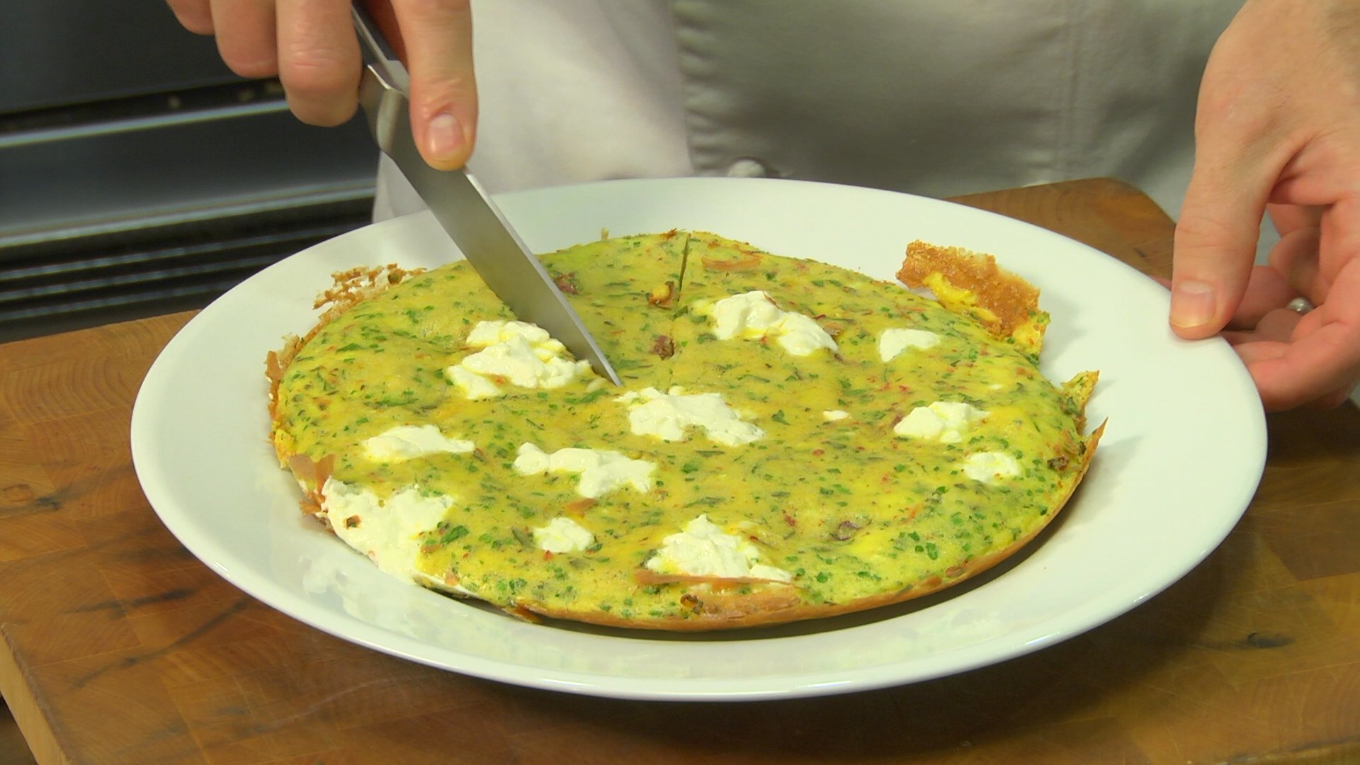 Herbed Frittata with Sun Dried Tomatoes and Goat Cheese CalphalonUSAStore