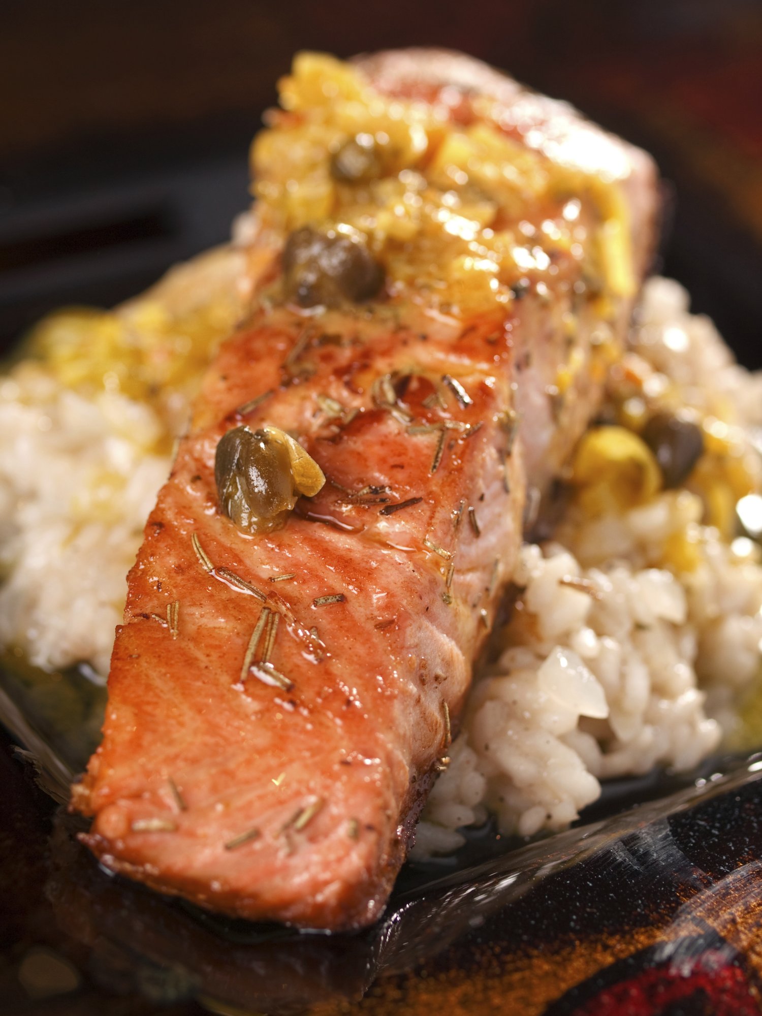Crisp Salmon with Green Herb & Caper Sauce | CalphalonUSAStore