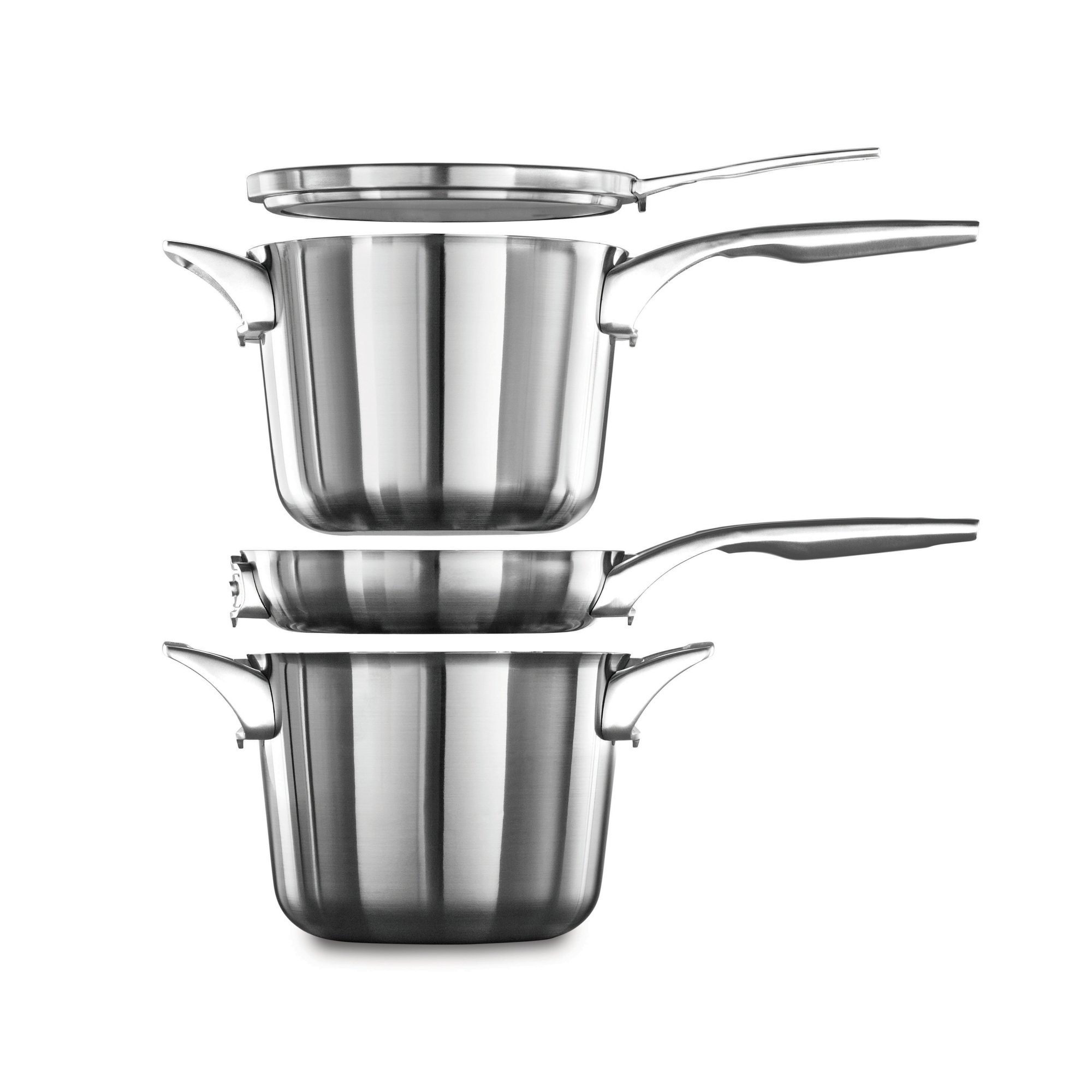 Review Calphalon Premier™ Space Saving SS 4.5 qt Saucepan