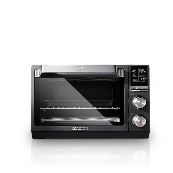 Calphalon Quartz Heat Countertop Oven Dark Stainless Steel