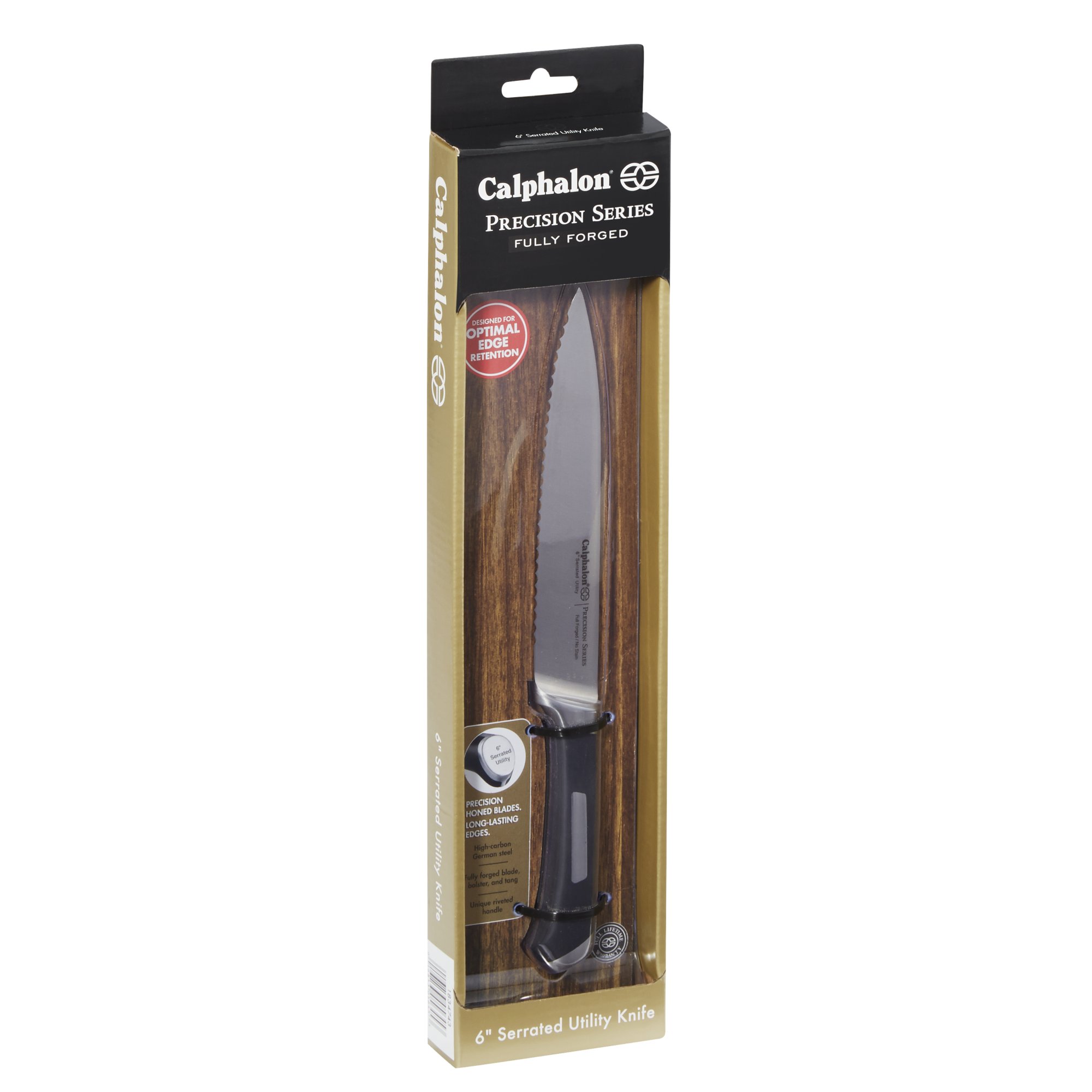 Calphalon Precision Series 6in. Serrated Utility Knife CalphalonUSAStore