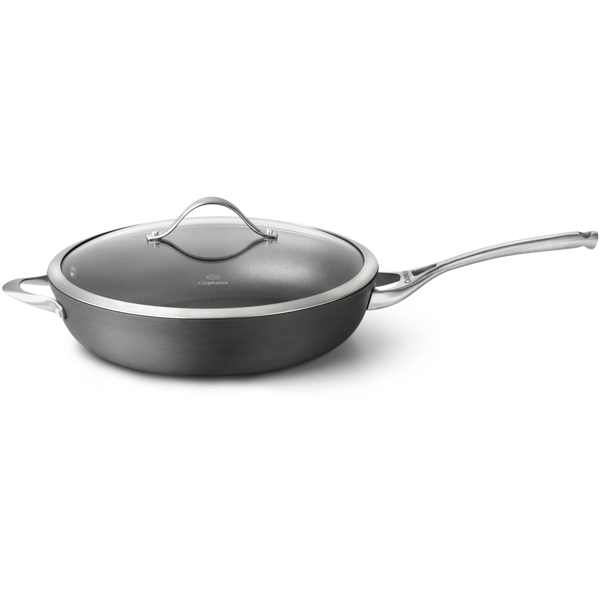 Calphalon Contemporary Nonstick 13in. Deep Skillet with Cover CalphalonUSAStore