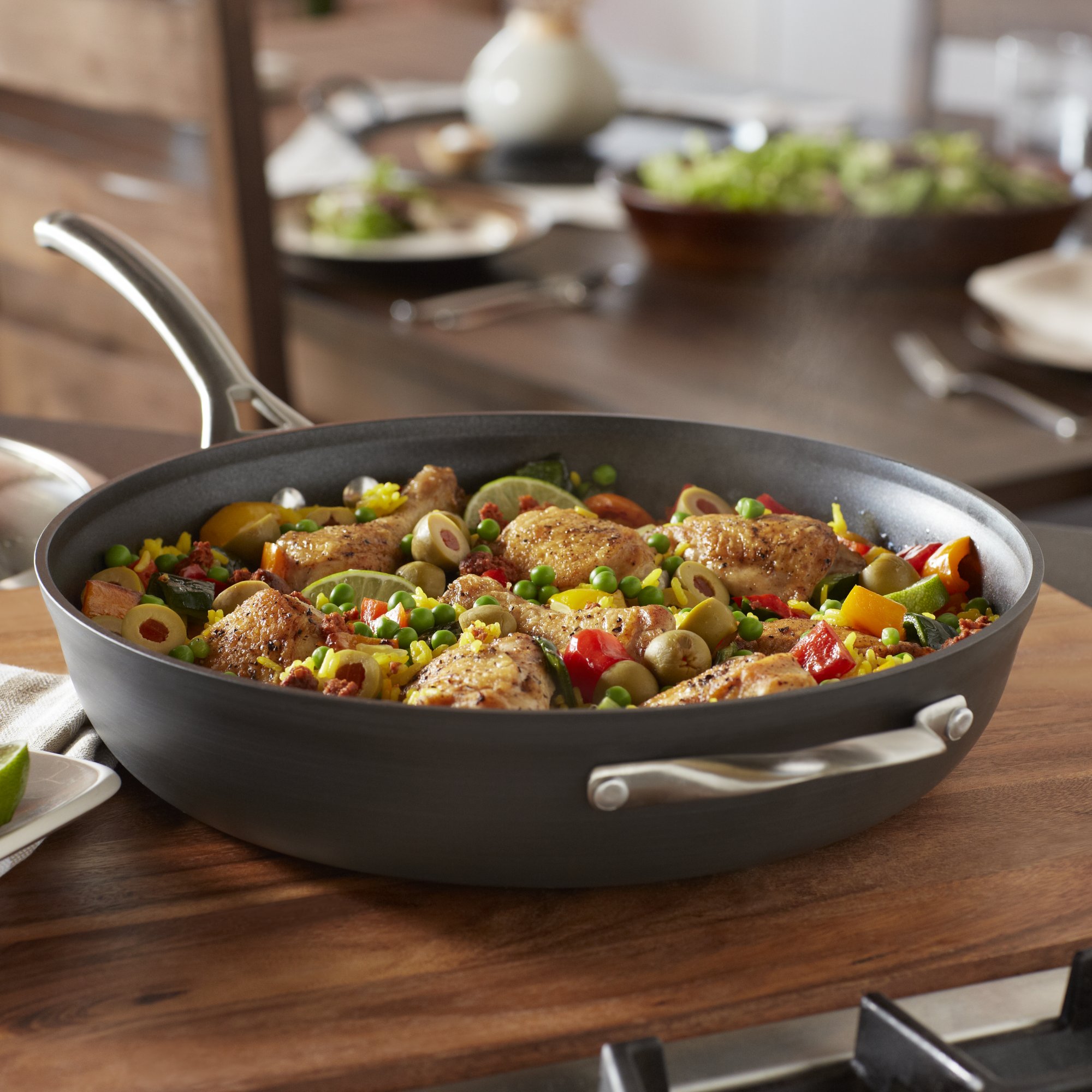 Calphalon Contemporary Nonstick 13in. Deep Skillet with Cover