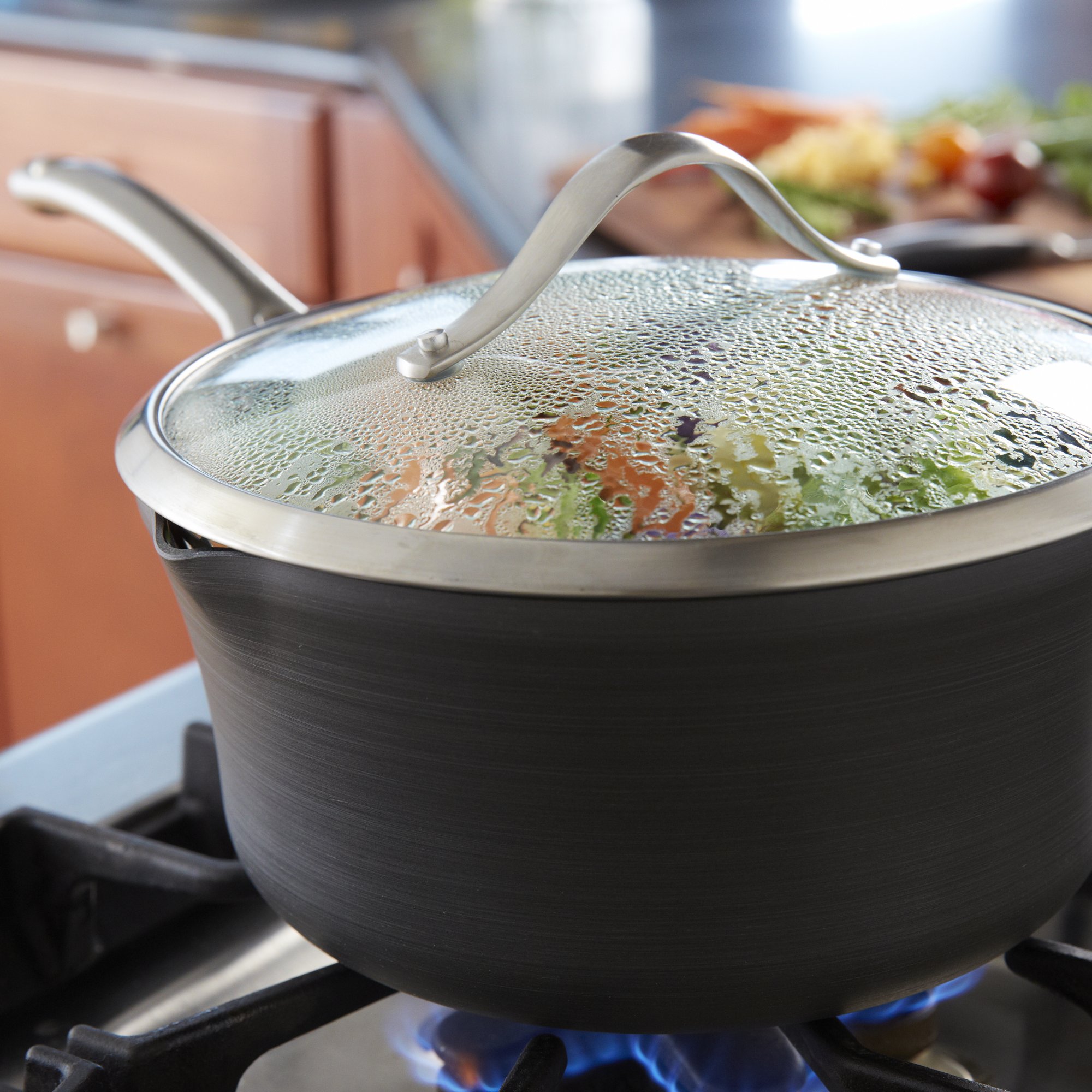Calphalon Contemporary Nonstick 3.5qt. Pour and Strain Sauce Pan
