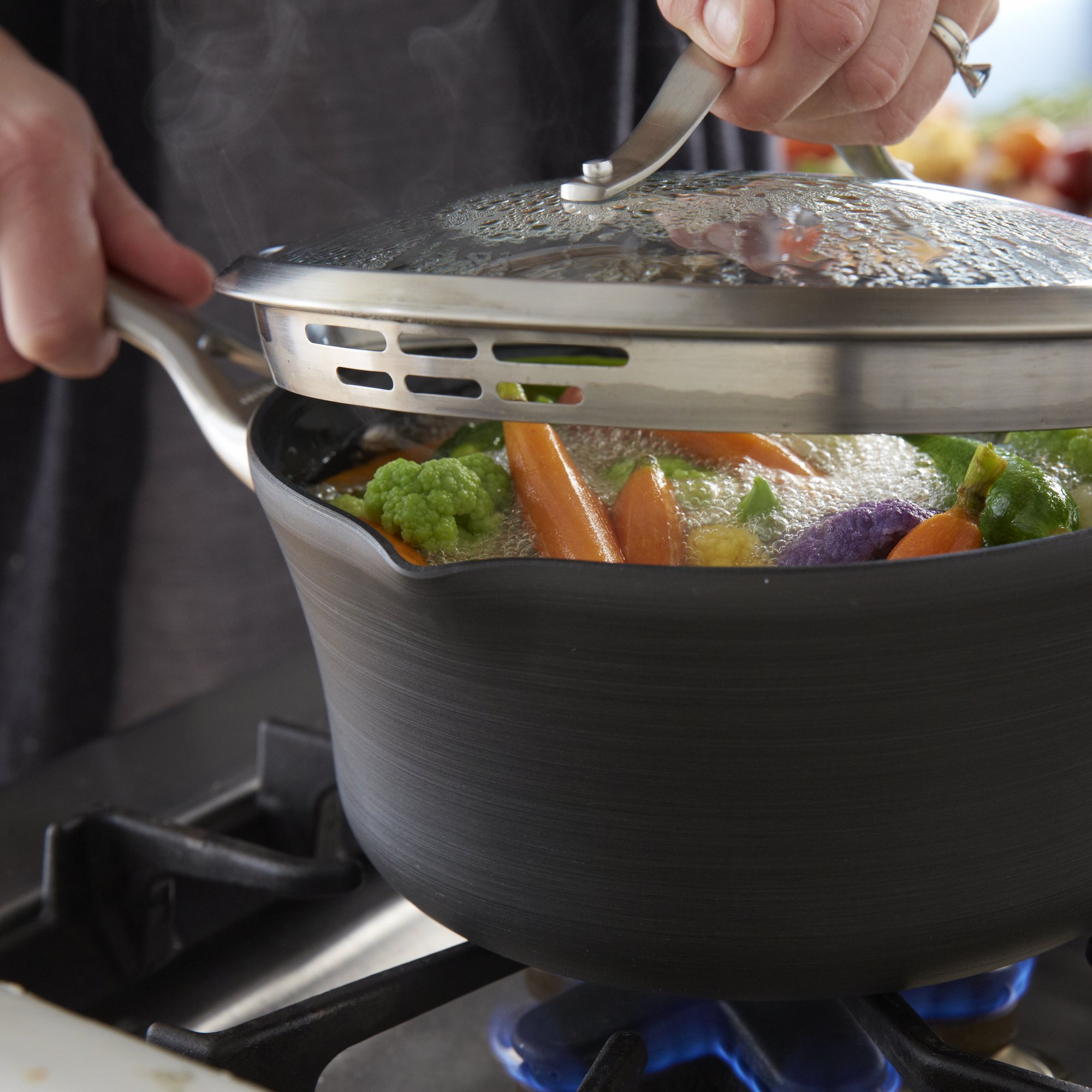 Calphalon Contemporary Nonstick 3.5qt. Pour and Strain Sauce Pan