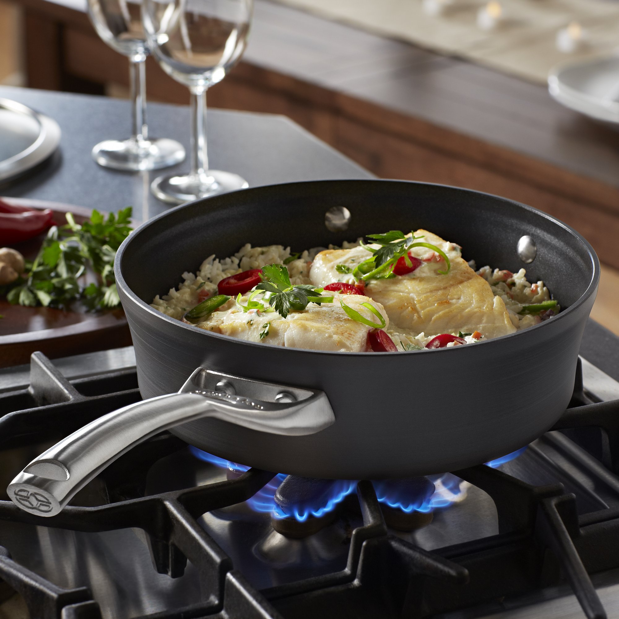 Calphalon Contemporary Nonstick 3qt. Saute Pan with Cover