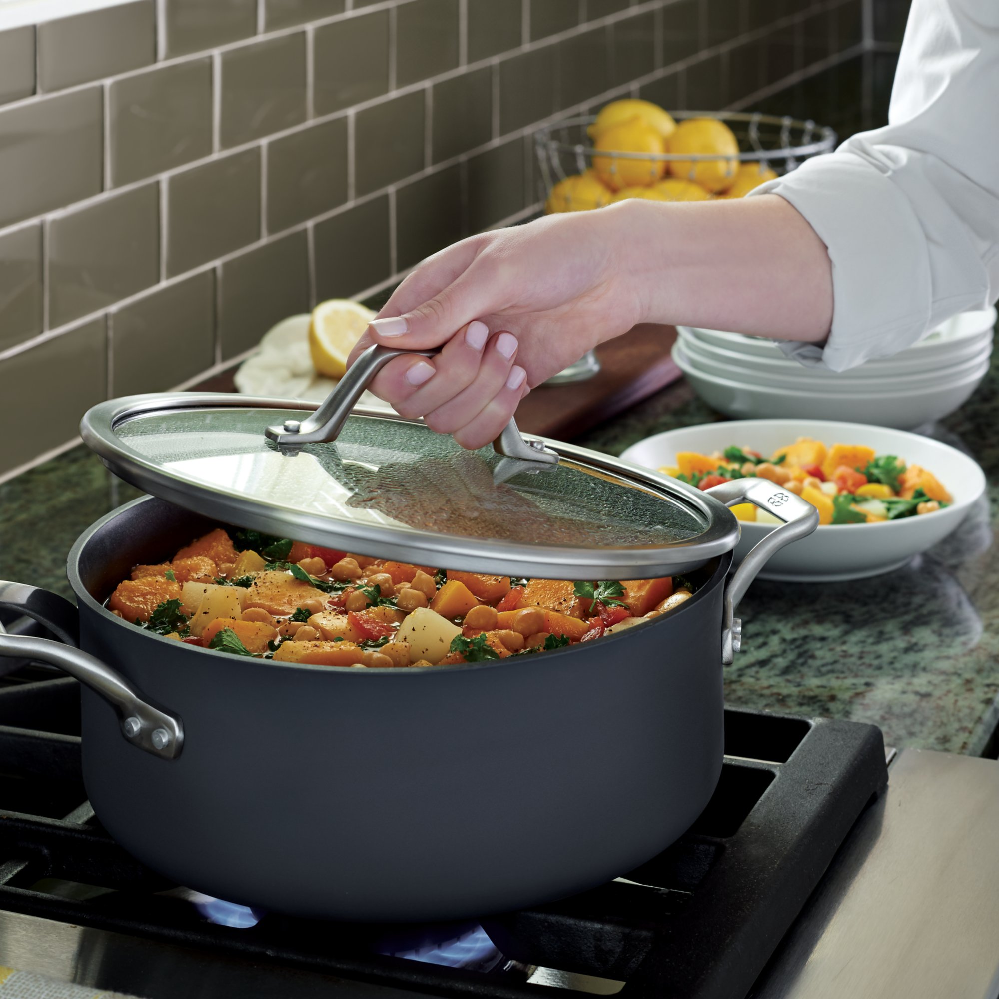 Calphalon Signature™ Nonstick 5qt. Dutch Oven with Cover CalphalonUSAStore